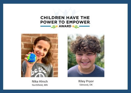 Congratulations to Children Have the Power to Empower Award Recipients